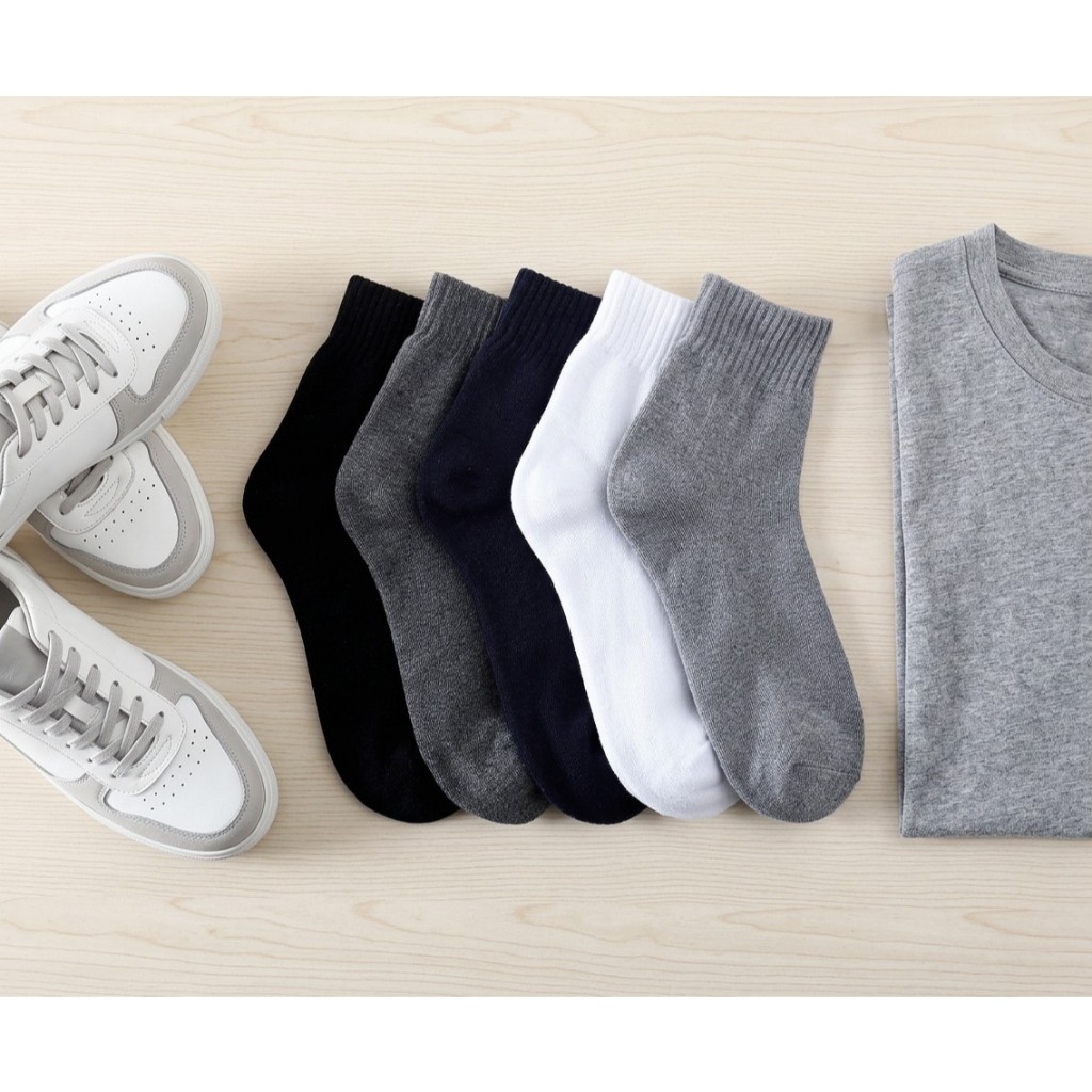 Kit 3/6/12 Pares Meias Masculinas Térmicas Cano Médio Forro Peluciado Esportivas Tamanho 37-44