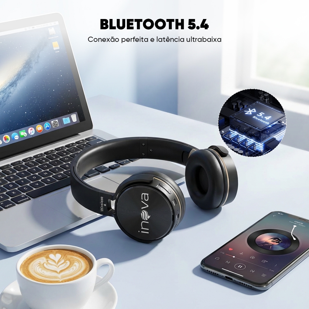 Fone de Ouvido Headset Bluetooth Sem Fio — foto 5