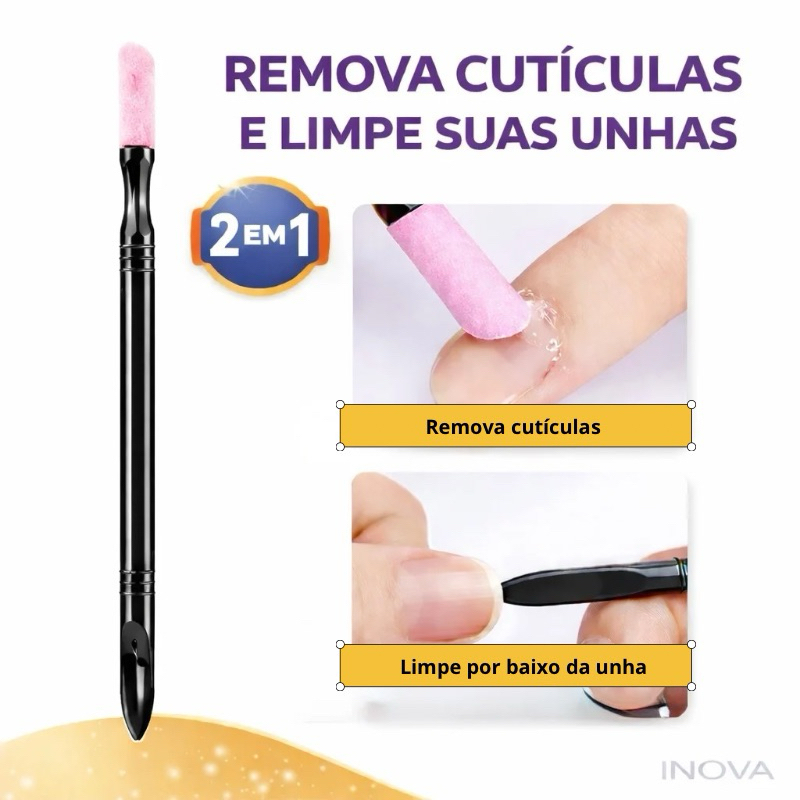 Caneta de quartzo removedor de cutícula para unhas em Oferta na Shopee