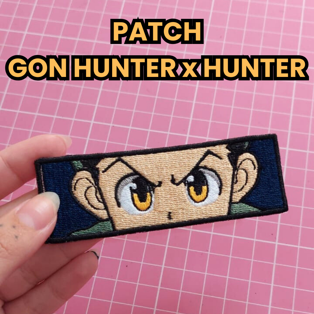 Patch Gon Hunter x Hunter Aplique Termocolante Bordado Anime
