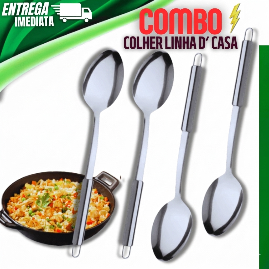 Unidades De Colher Arroz Linha Casa Utilidades Qualidade Garantida Linha Premium