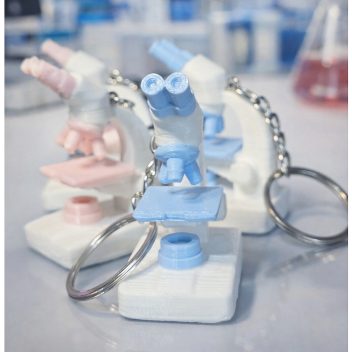 Chaveiro Microscópio 3D Profissões da Saúde | Biomedicina Farmácia Biologia Medicina Laboratório em Oferta na Shopee