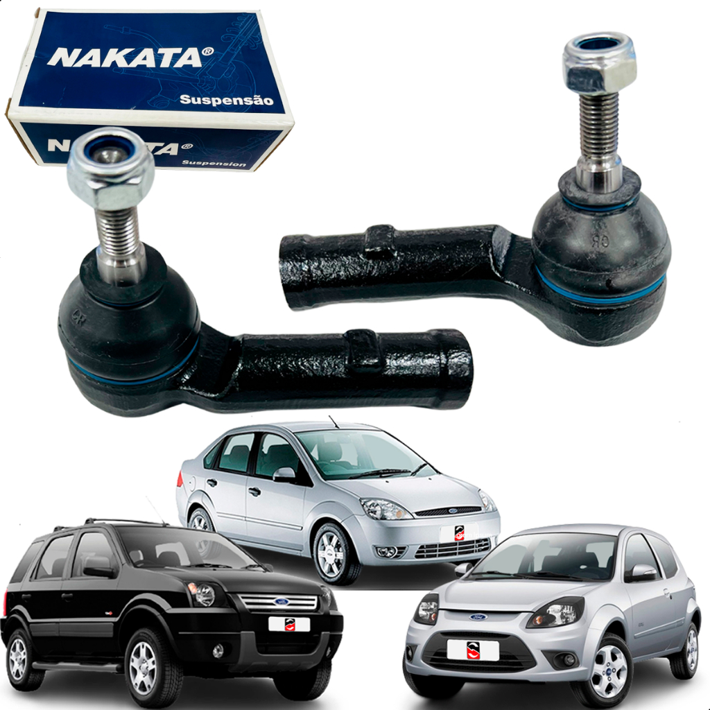 Par Terminal Direção Diant Nakata Ford Fiesta Ka Ecosport