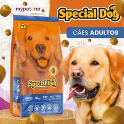 Ração Premium Special Dog Carne Para Cães Adultos 10,1kg Alta Qualidade