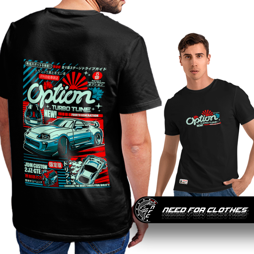 Camiseta Toyota Supra MK4 2JZ-GTE Turbo JDM Drift Street Racing Tuning Japan