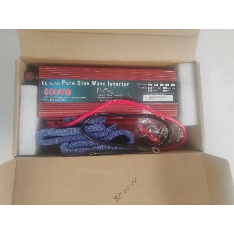 Inversor de Onda Senoidal Pura 3000W 24v (1500W Nominal)