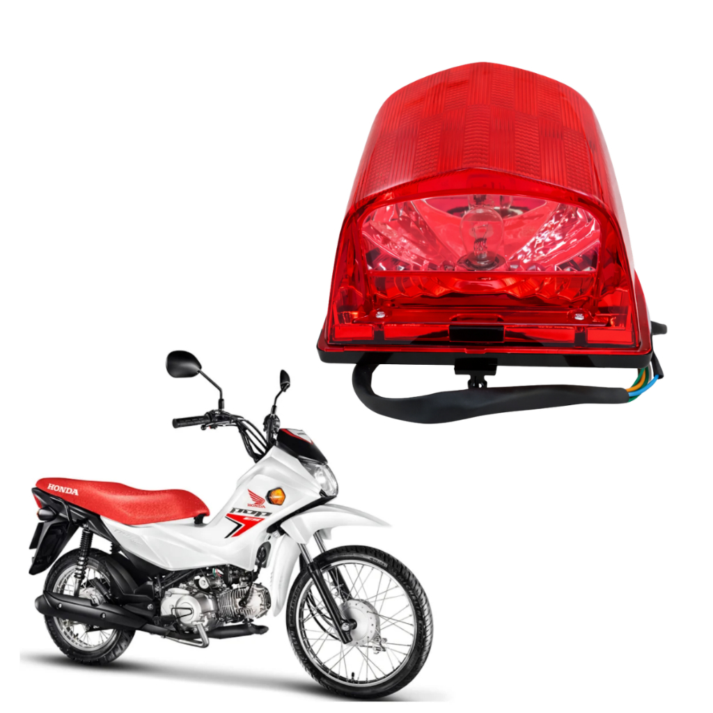 Lanterna Traseira Completa Pop 110i Pop 110 2015 Até 2025