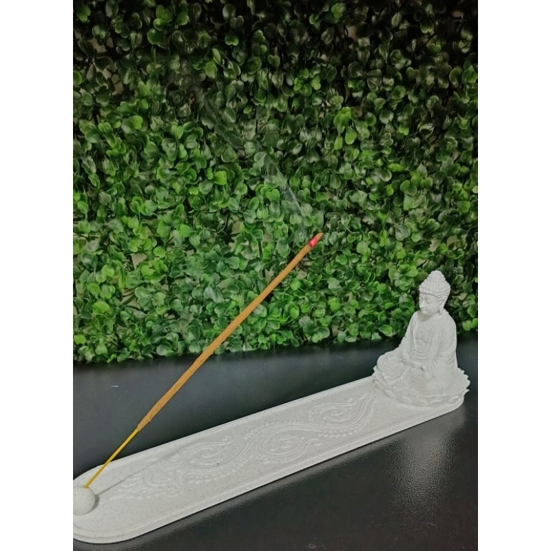 Imagem Incensário Buda Decorativo Porta Incenso – Estátua Buda Zen Espiritual em PLA | Decoração para Meditação, Yoga.
