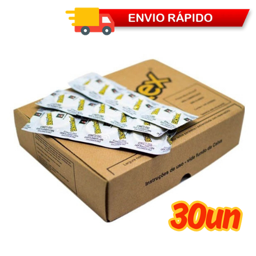 Preservativo Não Lubrificado Camisinha sem Lubrificação Blowtex 30UN uso Clínico Médico