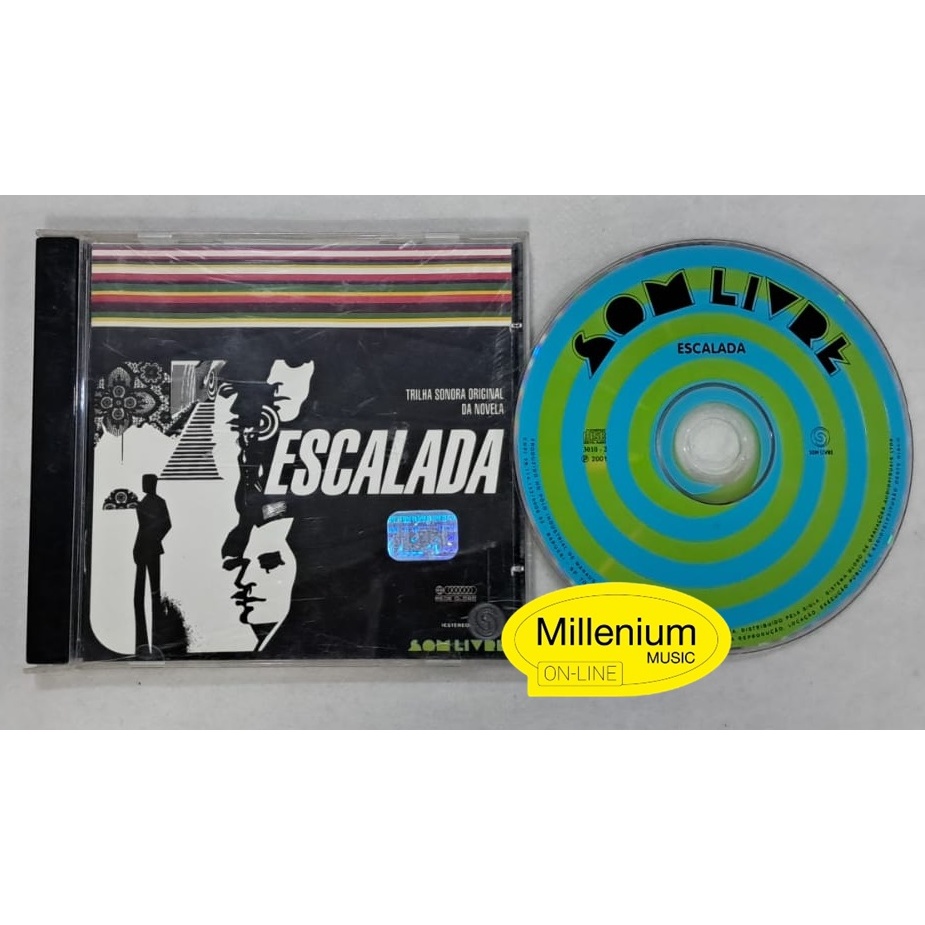CD Escalada Trilha Sonora Da Novela de 1975 Série Vale A pena Ouvir De Novo Original Gravadora Colecionador Ótimo Estado