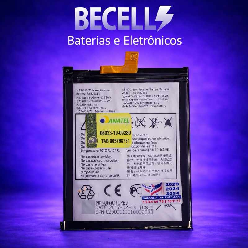 Ba-te-ria Tlp029c1 Alcatel Feroz A30 A30 Plus Ot-5049s 5049z + NF + Entrega Direta
