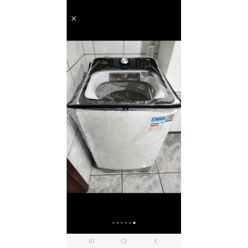 Capa Máquina de Lavar  PVC Transparente,Sob Medida Para Sua Máquina (obs) Entrar em contato com vendedor