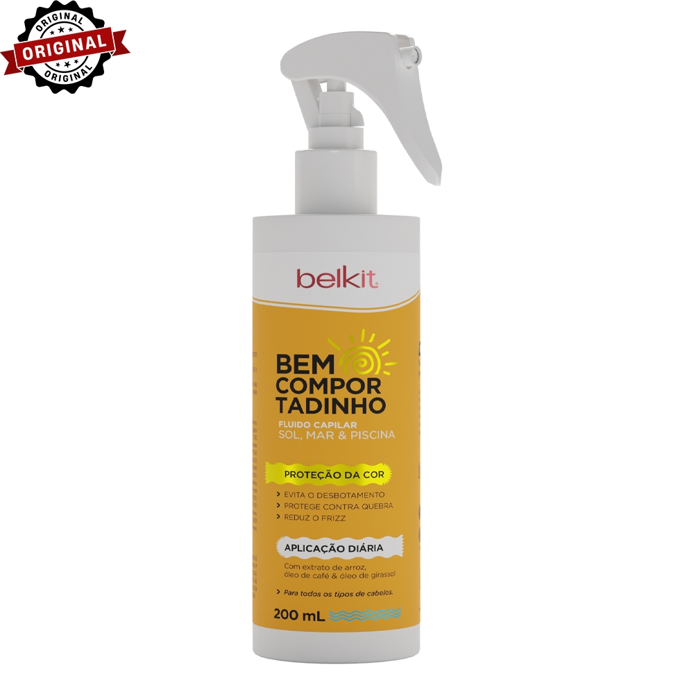 Spray Bem Comportadinho 200ml BELKIT Proteção contra danos do mar e da piscina
