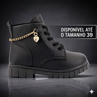 Bota Infantil Menina Coturno Infantil Feminina Maravilhosa em Oferta na Shopee