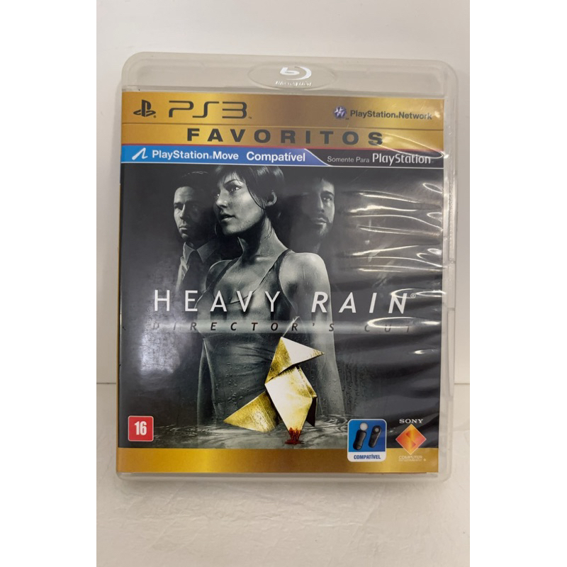 Heavy Rain Favoritos Original Ps3 Completo Mídia Física Playstation