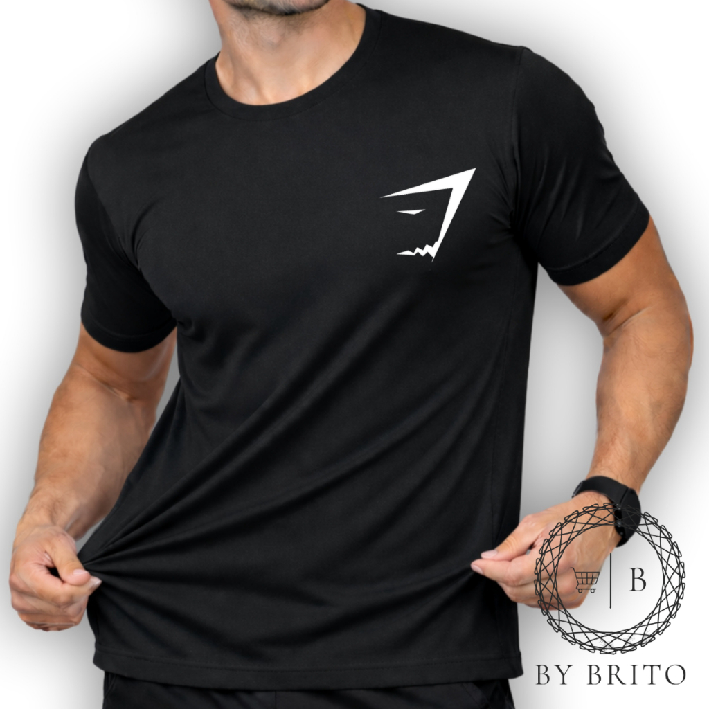 Camisa Dry Fit Masculina Camiseta Modelo GYM 01 Academia Corrida Crossfit Tecido Leve em Oferta na Shopee