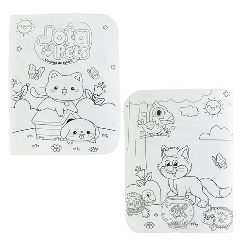 Kit Quadriciclo Elétrico Infantil 6V Azul + Livro Colorir com Giz de Cera Presente Criança Brinquedo Educativo