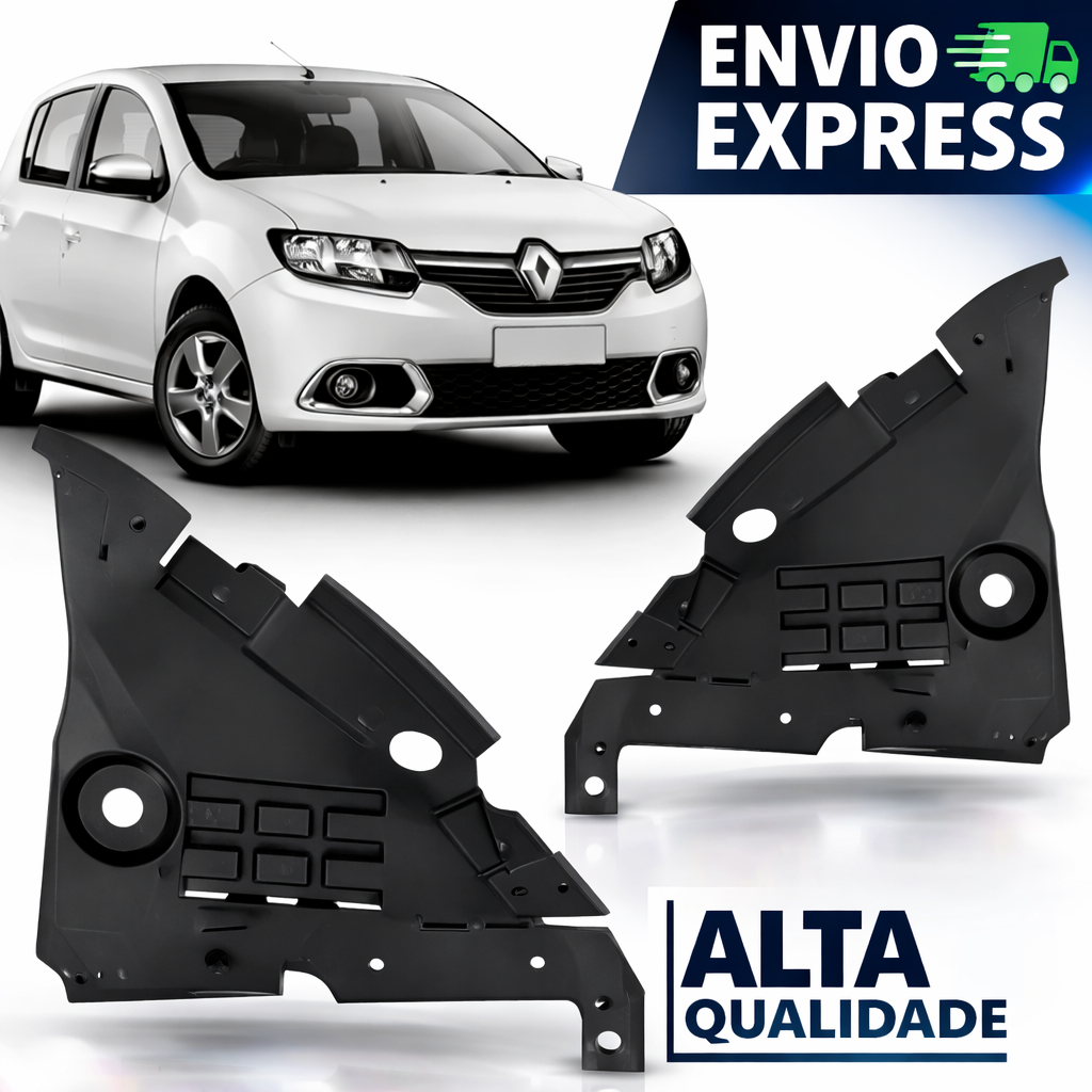 Parabarro Sandero Logan 2015 2016 2017 2018 2019 Direito Esquerdo Dianteiro Renault Peça Automotiva