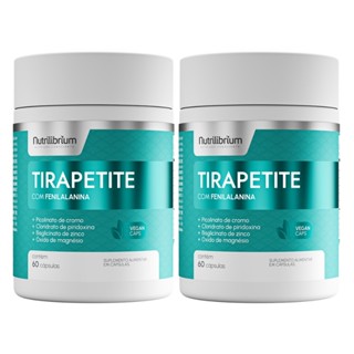 Kit 2x Tirapetite Cromo Zinco Magnésio Total 120 Caps Nutrilibrium em Oferta na Shopee