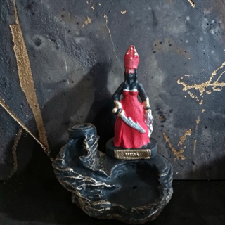 Incensário Cascata Com Orixá Iansã 10cm Em Resina em Oferta na Shopee