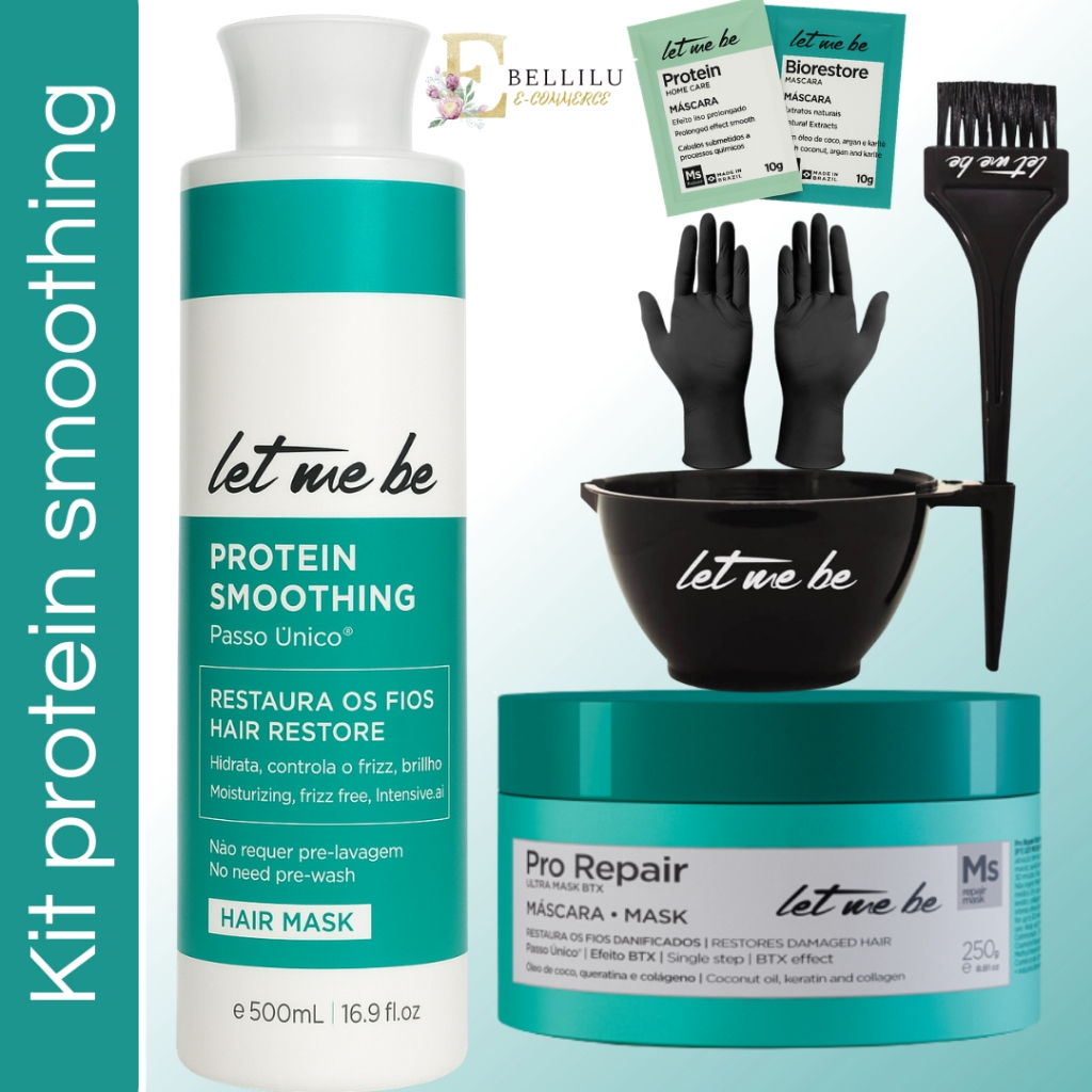Progressiva Let Me Be Sem Formol 500 ml + Botox Pro Repair 250g Let Me Be Sem Formol