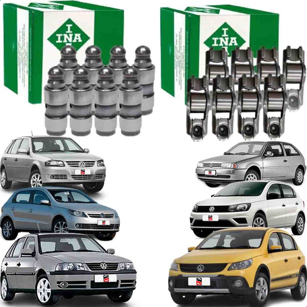 Kit 8 Balancim Tucho Ea111 Gol Saveiro G5 G6 Fox Polo Voyage