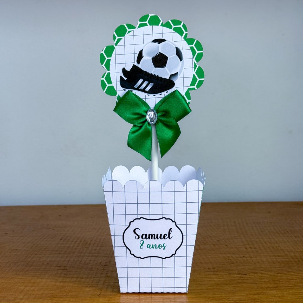 Centro de Mesa Pegue e Monte Futebol Lembrancinhas para festa