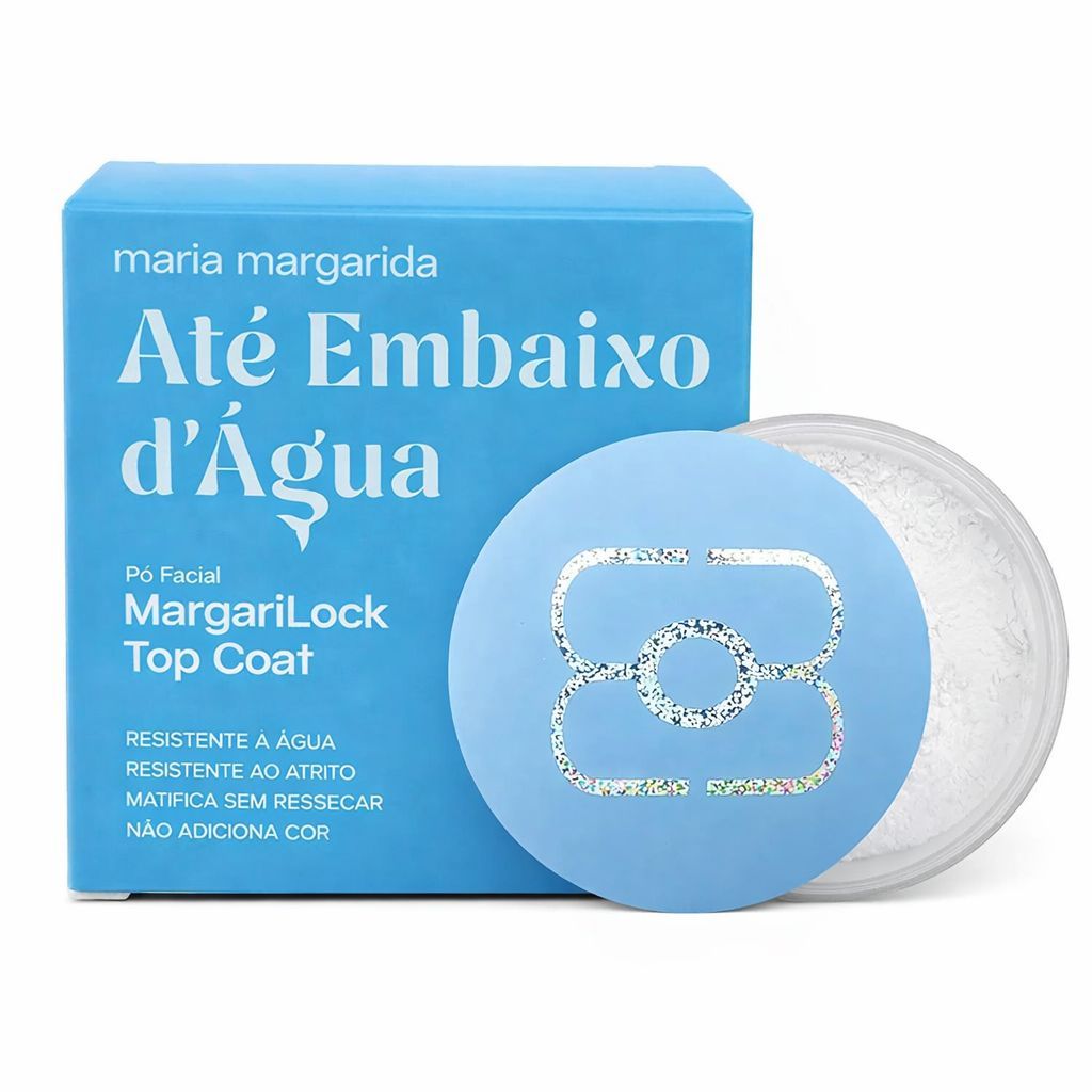Pó Facial Margarilock Maria Margarida Até embaixo D'agua Neutralizer e Finalizador
