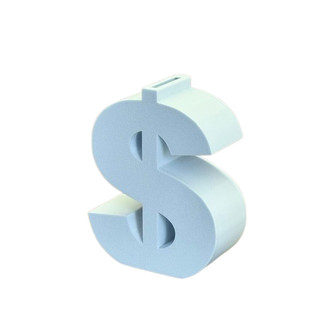 Cofrinho de moeda Cofre Sólido em Formato de Cifrão, Modelo Dólar