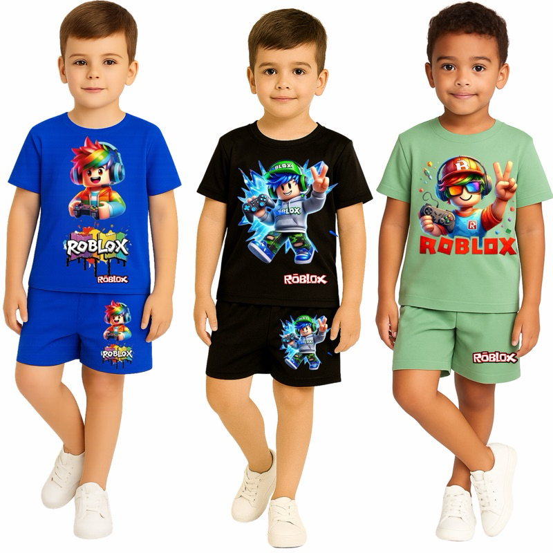 Conjunto verão infantil ROBLOX