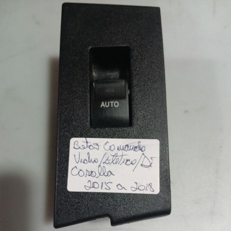 Botão Comando Vidro Elétrico Dianteiro – Toyota Corolla 2015 a 2018