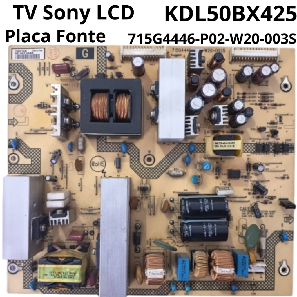 3173 Placa Fonte para tv Sony LCD Modelo: KDL40BX425