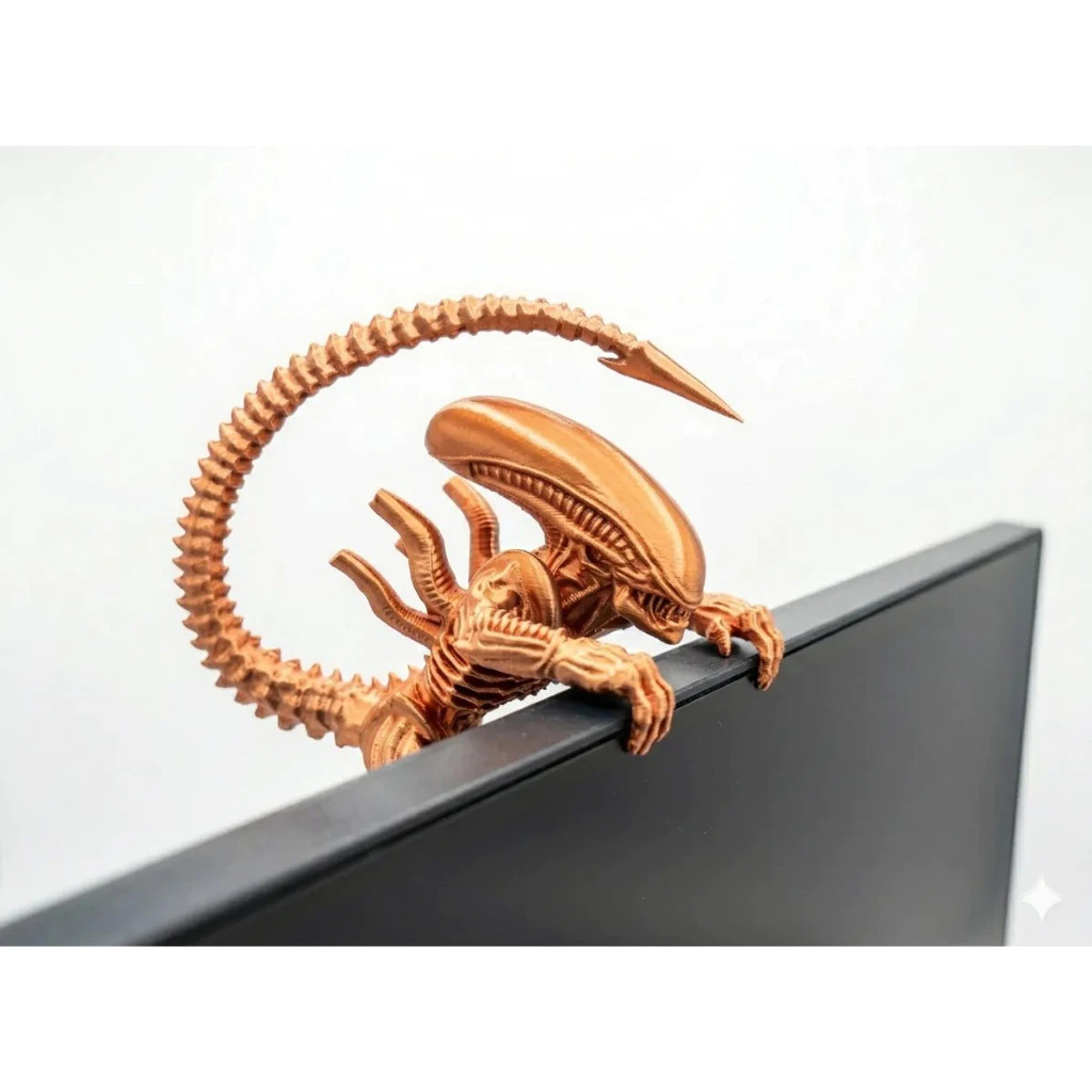 Enfeite decorativo Boneco Miniatura Alien Xenomorfo Predador