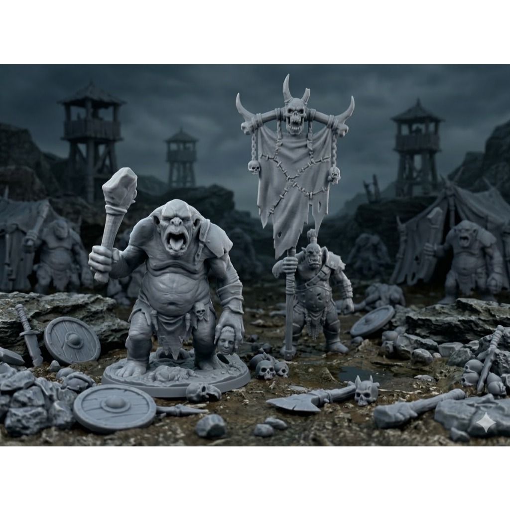 Miniatura War Troll -  RPG Fantasia