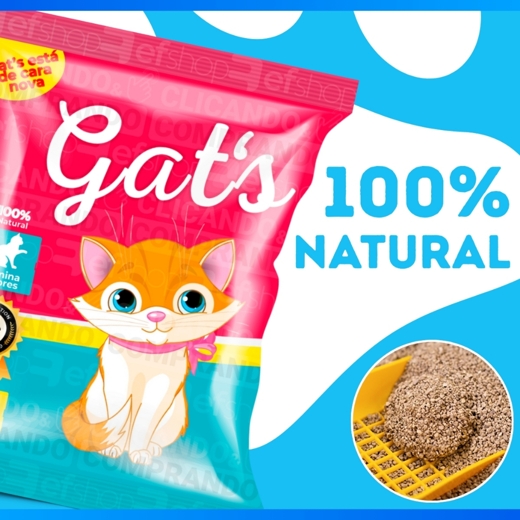 5 Areia de Gato Pacotes de Areia Sanitária Antiodor Tira Cheiro Gatos Natural Tradicional · foto 2