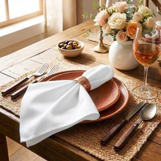 Kit 6 Guardanapo 400 Fios Premium 35 x 35 Festas Mesa Posta Cores Diversas em Oferta na Shopee