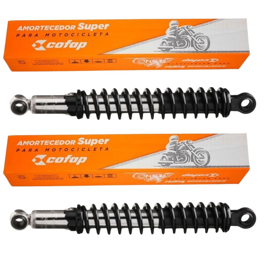 Imagem PAR DE AMORTECEDORES TRASEIRO COFAP C/ REGULAGEM YAMAHA RD 135 RDZ 125/135 YBR 125 FACTOR 125i