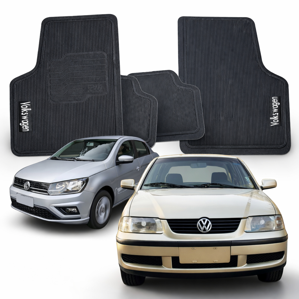 Tapetes Emborrachados de Carro Para Fusca Spacefox Brasilia Santana Golf Voyage Parati Jetta Crossfox Variant Passat Up