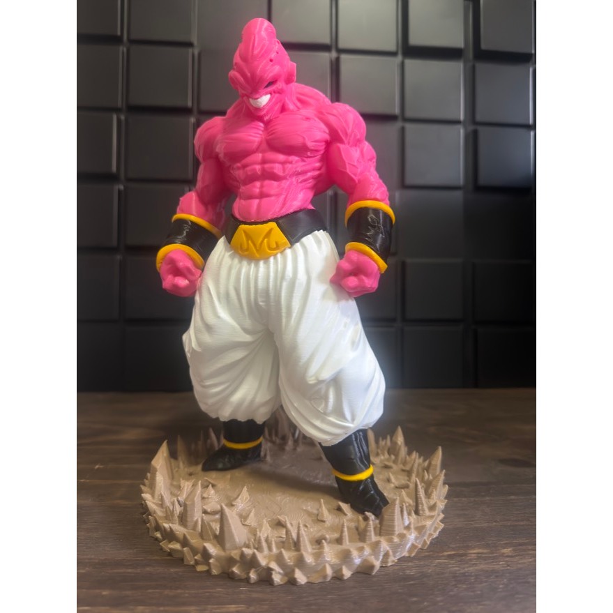 Majin Boo Action Figure Realista Boneco Colecionável Dragon Ball Z Estátua Anime Geek Majimbu 28CM