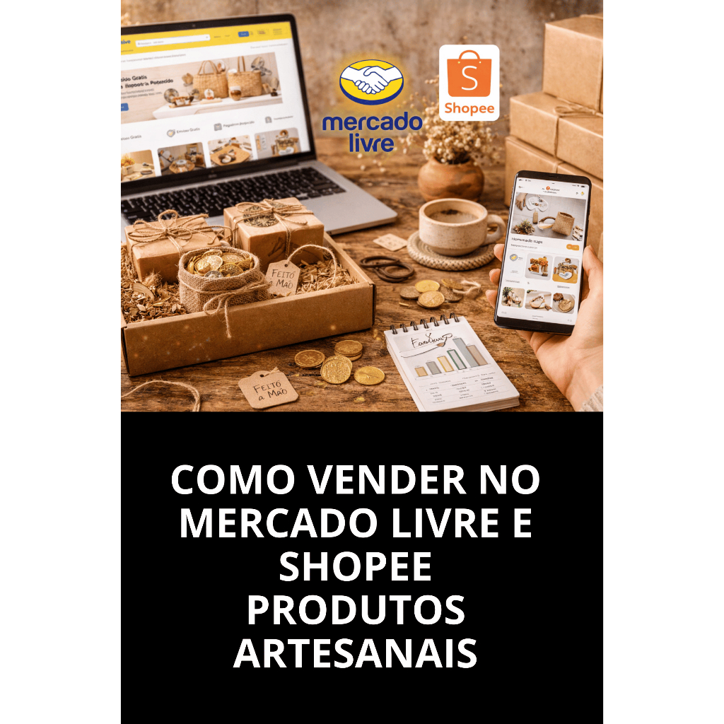Como Vender no Mercado Livre e Shopee Produtos Artesanais