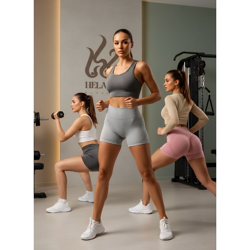 Short Academia Feminino Empina Bumbum Poliamida Premium Sem Costura - Tamanho Único Flex em Oferta na Shopee