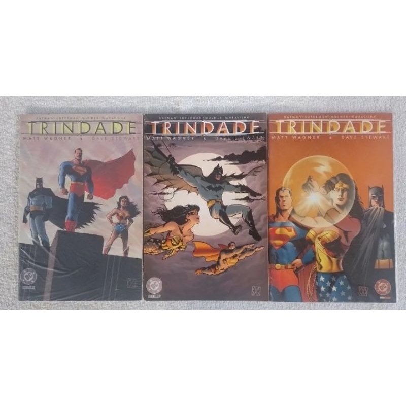 Trindade - Batman/ Superman/ Mulher-Maravilha — Minissérie/Panini - Completa 3 Hq (2004)