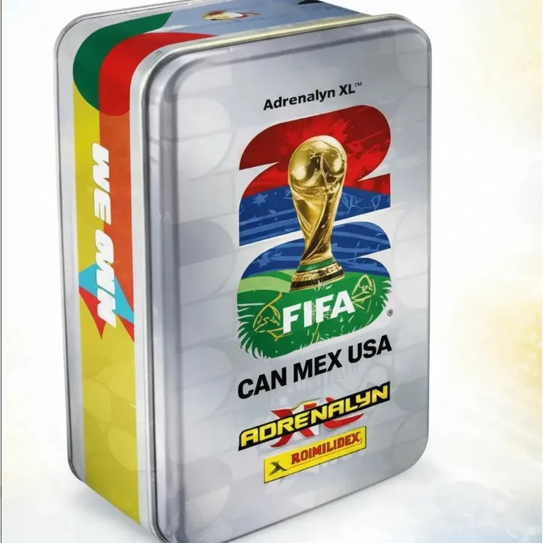 Lata oficial Fifa colecionador Classic Copa Do Mundo 2026 + 64 Cards ofical Fifa