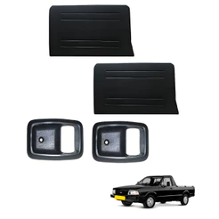 Kit Moldura Macaneta + Forro Porta Porta Pampa