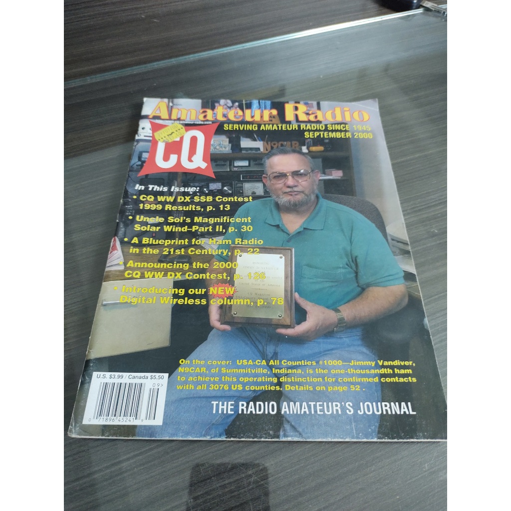 Revista americana de radioamadorismo CQ Amateur Radio radioamador comunicacao PX PY