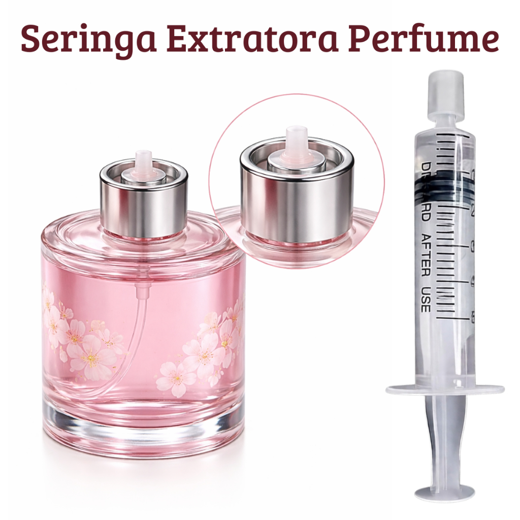 ATACADO Adaptador Seringa Extrator Perfume 5/10/20 pcs Decant Essência Dispensador Frasco Fragrância