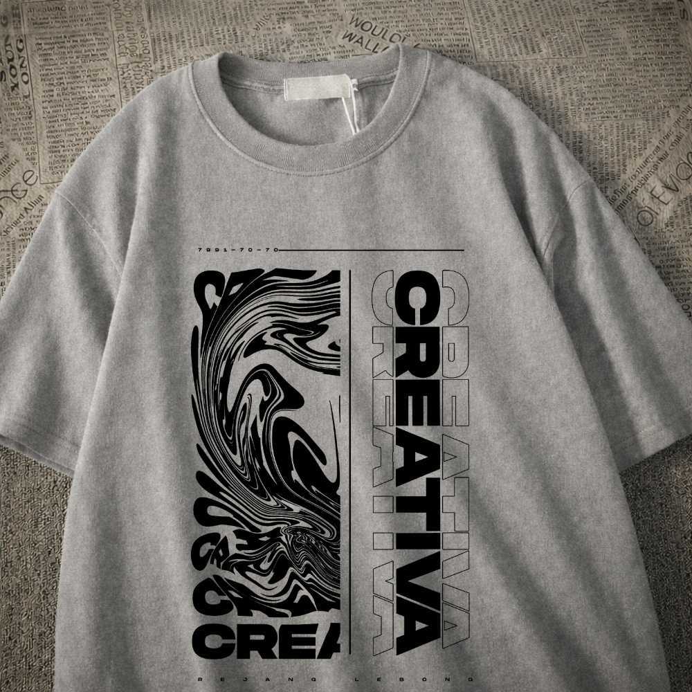 Camiseta Basica Em Algodão Com Estampa Streetwear E Diversas Opções De Cores Das Camisetas