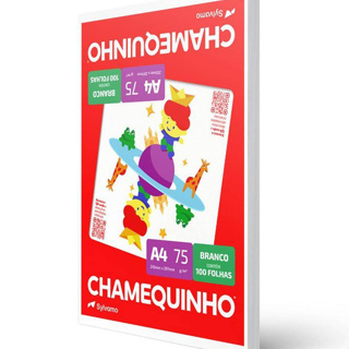 PAPEL  SULFITE  -  pacote  com  100 folhas  brancas em Oferta na Shopee