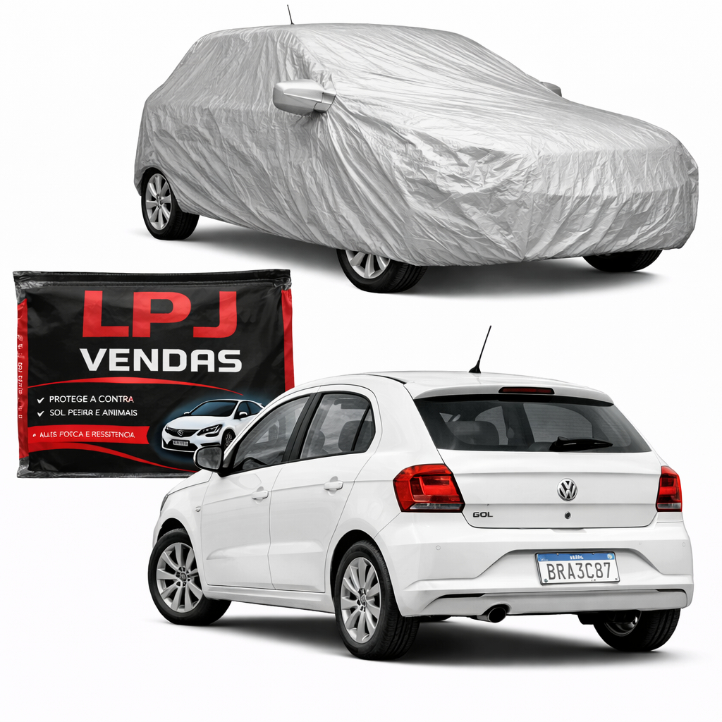 Capa Para Carro Gol G4 G5 G6 G7 G8 Impermeável Com Forro e Elástico em Oferta na Shopee