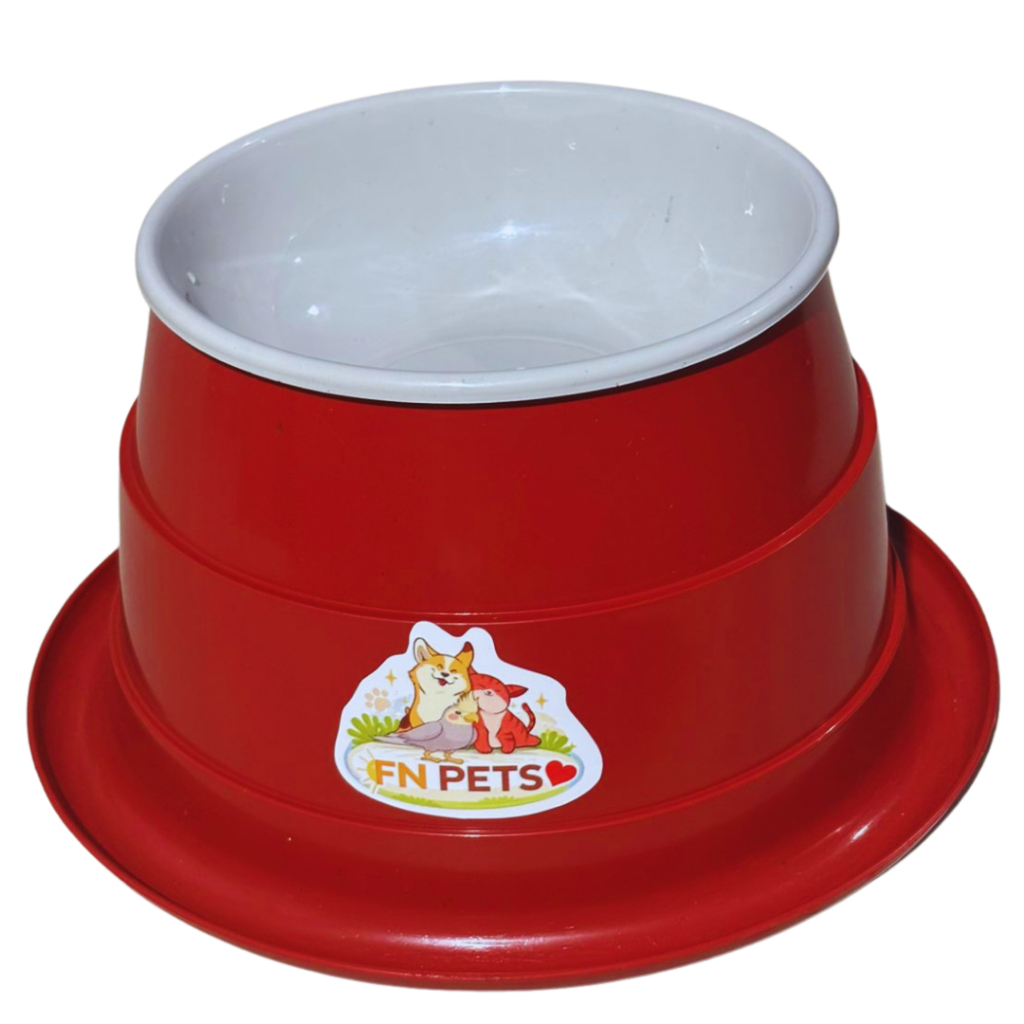 comedouro elevado alto anti formigas para cachorro e gato pote de raçao 400 ml removivel da fn pet